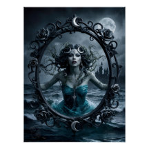 Gothic Zodiac Cancer – Mystieke Kreeft Illustratie
