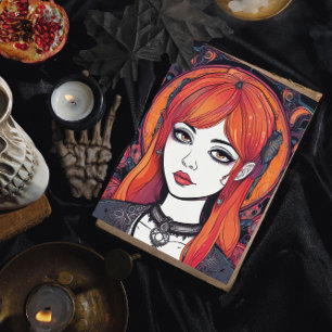 Poster Gótica Reverie Rapariga Laranja