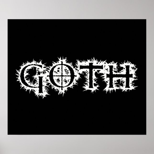 Poster Gótico (Frente)