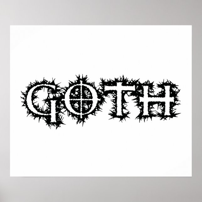 Poster Gótico (Frente)