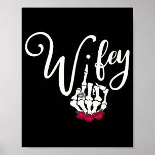 Poster Gótico de Noiva Gótica de Casamento Mulher Gótico