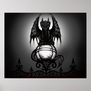 Poster gótico do dragão