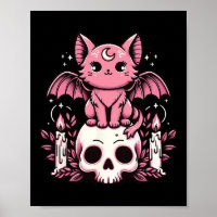 Gótico Kawaii Pastel Cachorro Cachorro Gato Esquel