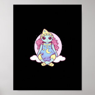 Poster Gótico Pastel Whimsigoth Palhaço Ragdoll