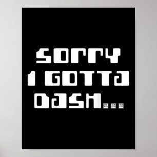 Poster Gotta Dash Video Game Geometry Video Gamer Back Pr