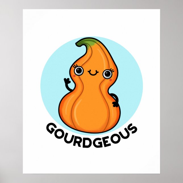 Poster Gourd Gourd Veggie Pun (Frente)