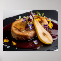 Gourmet Foie Gras com Redução de Vinho Vermelho