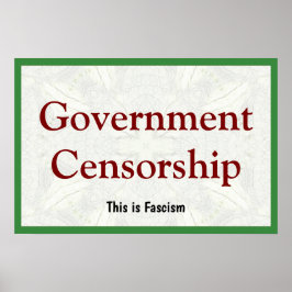Poster Government Censorship