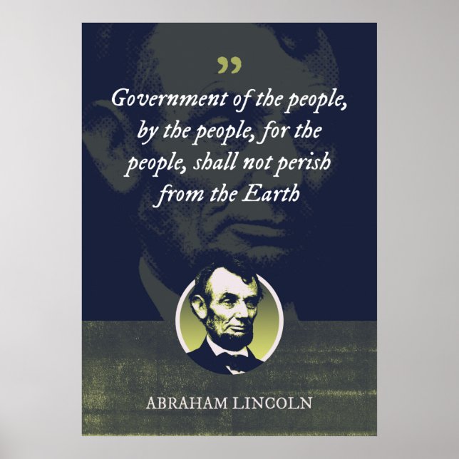 Poster Governo das pessoas, pelas pessoas, para (Frente)