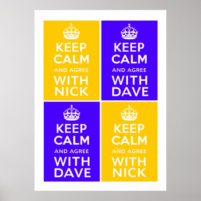 Póster Governo de coalizão ~ U.K (Frente)