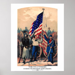 Poster Governo de defesa contra a usurpação de voluntário