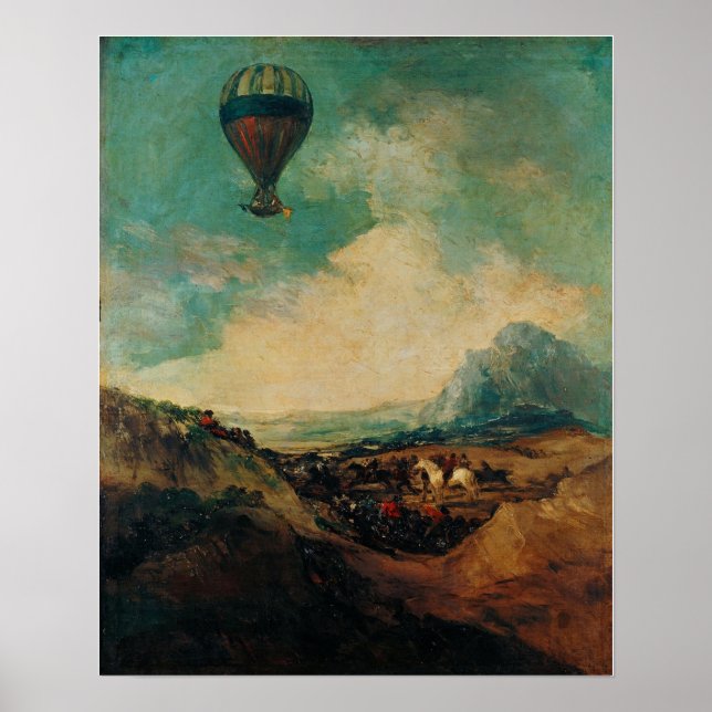 Poster Goya - Balão Ou Voo (Frente)