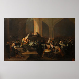Poster Goya - Cena de Inquisição 1819