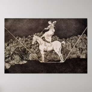 Poster Goya - Circus Queen Timely Absurdity 1823