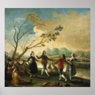 Poster Goya - Dança De Maios Em Bancos De Manzanares 177