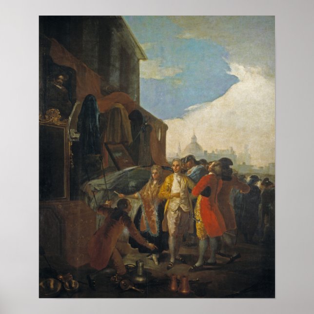 Poster Goya - Feira em Madrid 1778 (Frente)