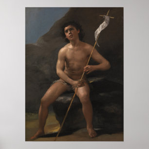 Poster Goya - Fora Das Ruas. John Baptist No Deserto 1810