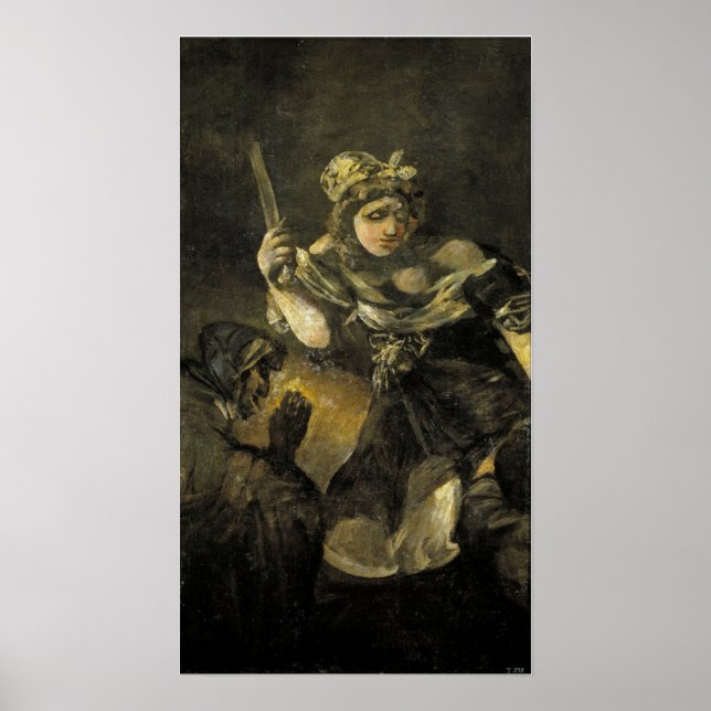 Poster Goya - Judith e Holofernes 1821 (Frente)