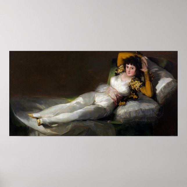 Poster Goya - Maja Vestida 1800 (Frente)