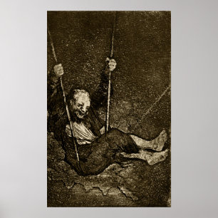 Poster Goya - Old Swinging 1820