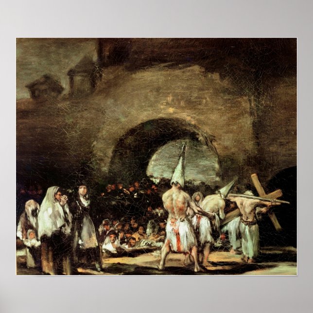 Poster Goya - Procissão De Flagellants (Beatings) 1813 (Frente)