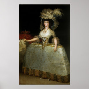Poster Goya - Rainha Mary-Louise 1789