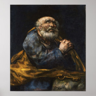 Poster Goya - Santo Repentant Peter 1824