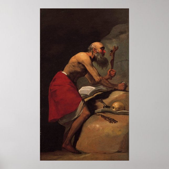 Poster Goya - St. Jerônimo 1798 (Frente)