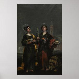 Poster Goya - Sv. Husta e Rua Rufina 1817