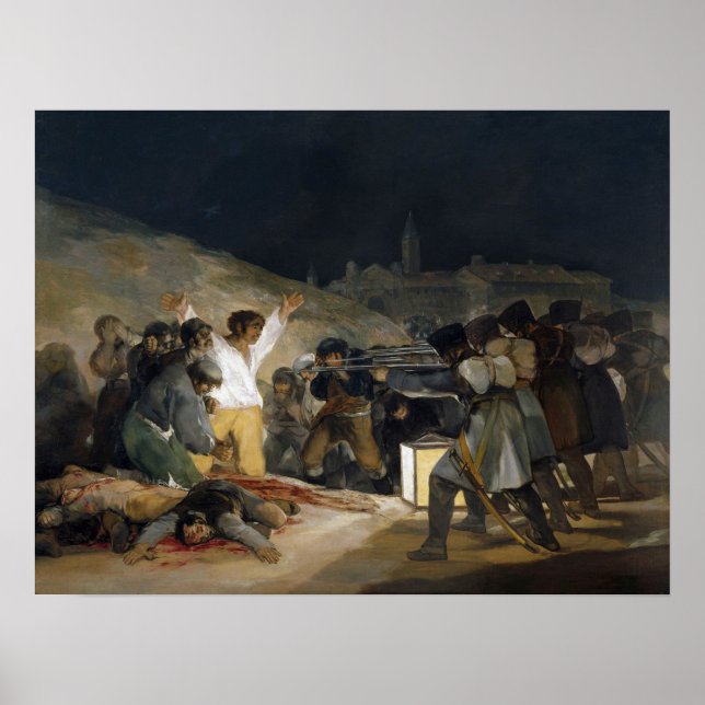 Poster Goya - Terceiro De Maio (Execução De Defensores De (Frente)