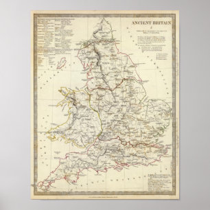 Póster Grâ Bretanha antiga mim
