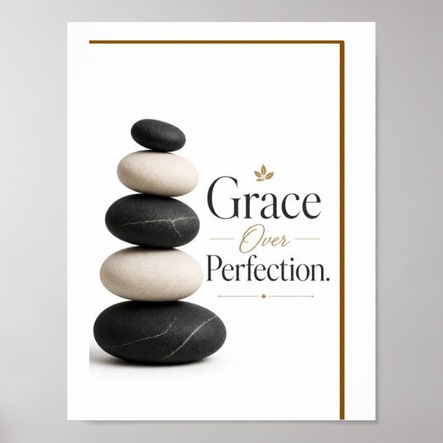 Poster Graça acima da perfeição (Frente)
