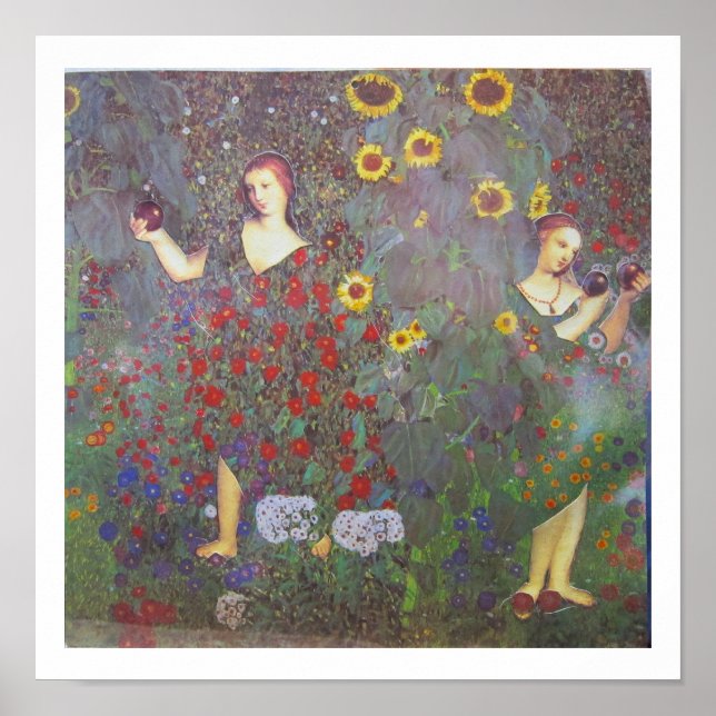 Poster Graças da jardinagem - arte colagem (Frente)
