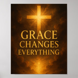 Poster Grace Changes Everything Christian