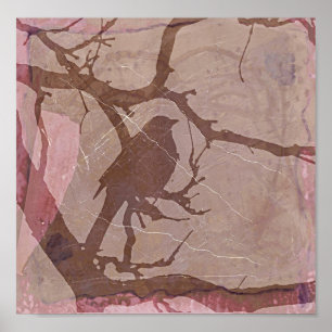 Póster Grackle Grunge 2
