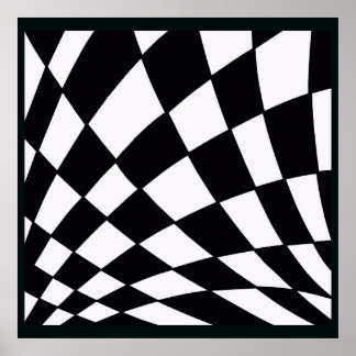Poster Grade Curva | Moderno
