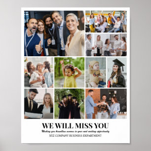 Poster Grade personalizada de colagem de fotos 10 imagens