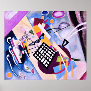 Poster Grade Preto - Arte Moderna Wassily Kandinsky