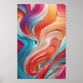 Poster Gradient Grooves