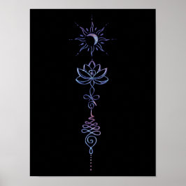 Poster Gradient Unalome Group 