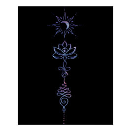 Póster Gradient Unalome Group 