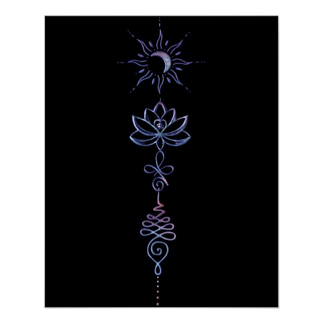 Póster Gradient Unalome Group  (Frente)