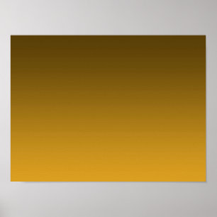Poster Gradiente Amarelo - claro a profundo Fundo de Hu