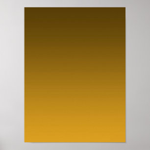 Poster Gradiente Amarelo - claro a profundo Fundo de Hu