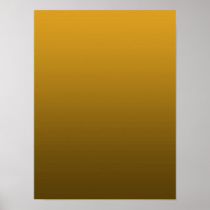 Poster Gradiente Amarelo - profundo a claro Fundo de Hu
