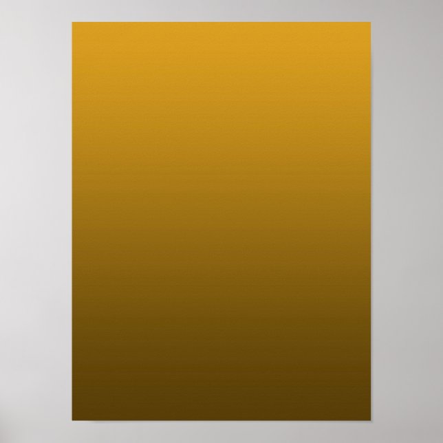 Poster Gradiente Amarelo - profundo a claro | Fundo de Hu (Frente)