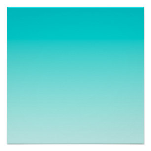 Póster Gradiente aqua de chá