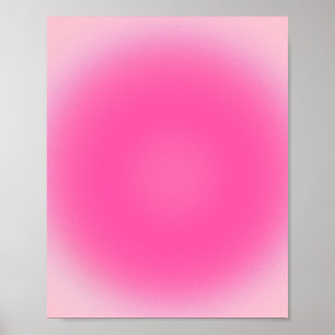 Poster Gradiente Aura Rosa