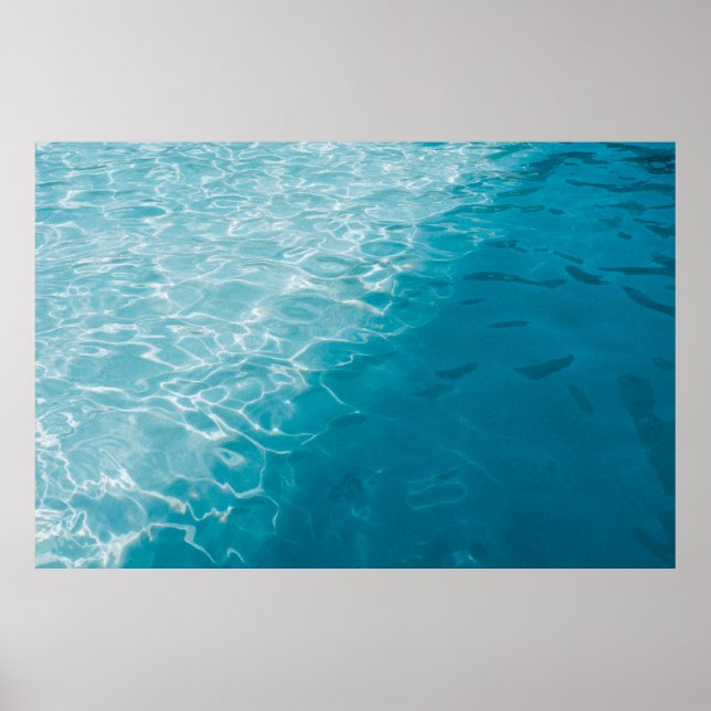 Poster Gradiente azul (Frente)