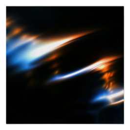 Póster Gradiente cromático com greve de luz